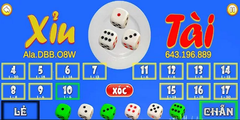 Mẹo chơi tài xỉu là chia tiền ra nhiều cửa cược